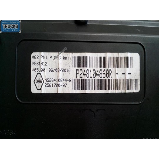 QUADRO STRUMENTI RENAULT van Master 2014>2019 usato