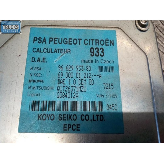 VARIOUS CONTROL UNITS  CITROEN C2 2003> used