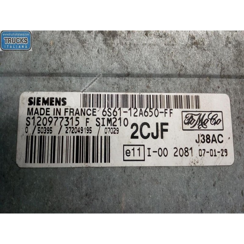 FORD ENGINE UNIT FORD Fiesta 2006>2008 used