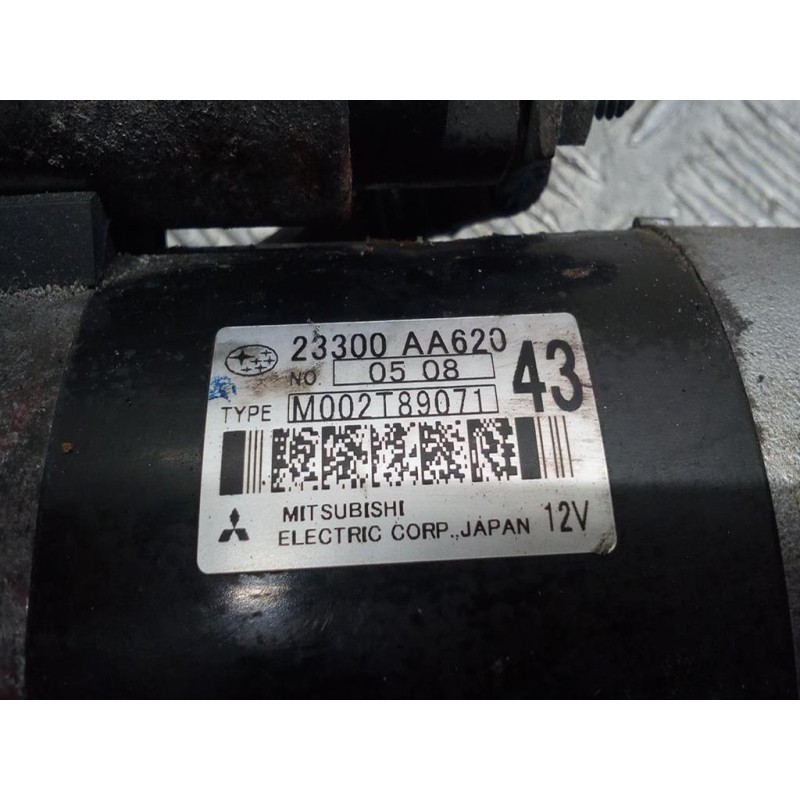 SUBARU MOTORINO AVVIAMENTO SUBARU Impreza 2007> usato