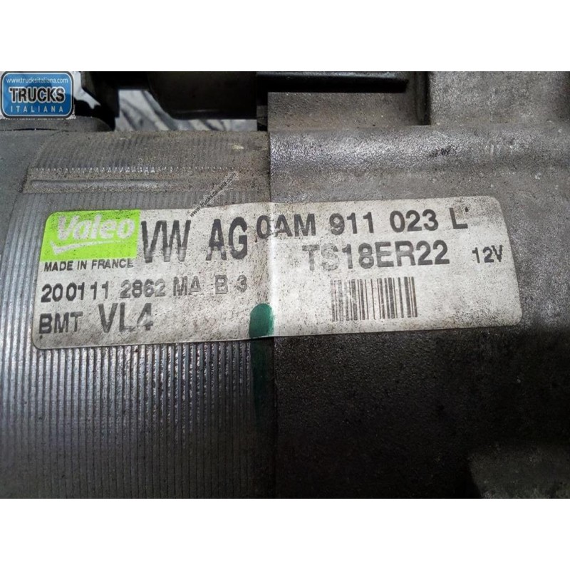 VOLKSWAGEN STARTER MOTOR VOLKSWAGEN Golf 6 2008>2012 used