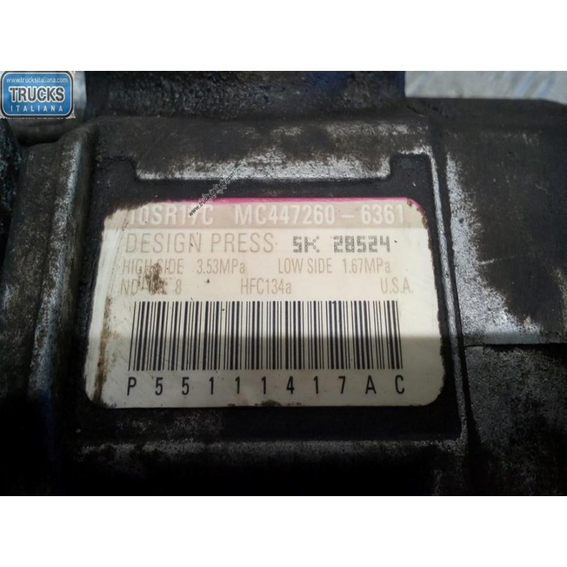 CHRYSLER AIR CONDITIONER COMPRESSOR CHRYSLER Voy./G.Voyager 2008> used