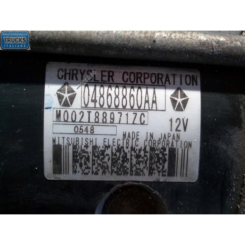 CHRYSLER STARTER MOTOR CHRYSLER Voy./G.Voyager 2008> used