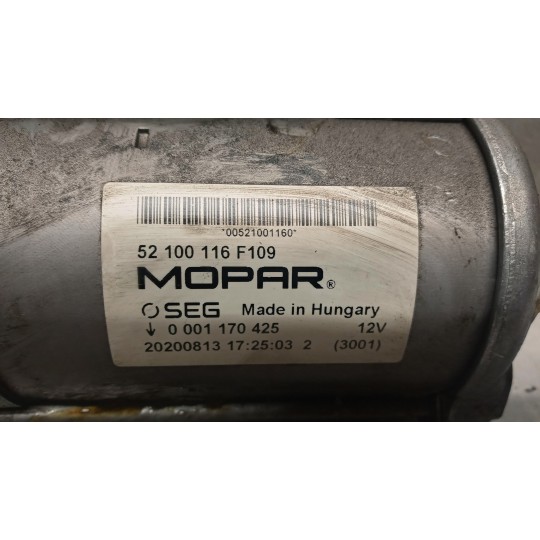 STARTER MOTOR FIAT Panda 2012> used