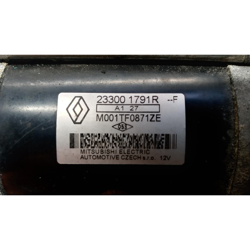 RENAULT van STARTER MOTOR RENAULT van Trafic 2019>2021 used