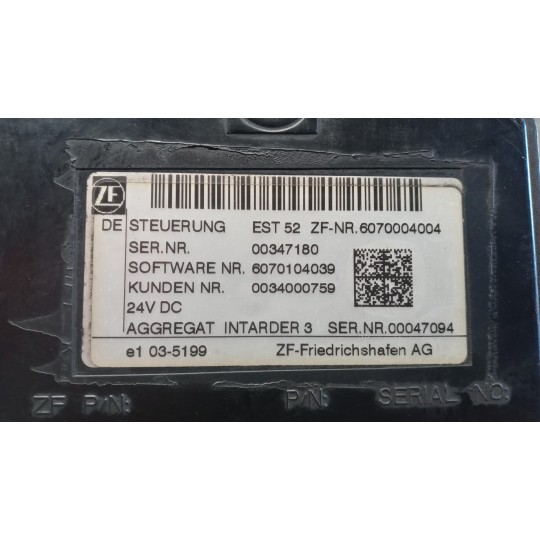 CENTRALINE VARIE MAN TGX  usato