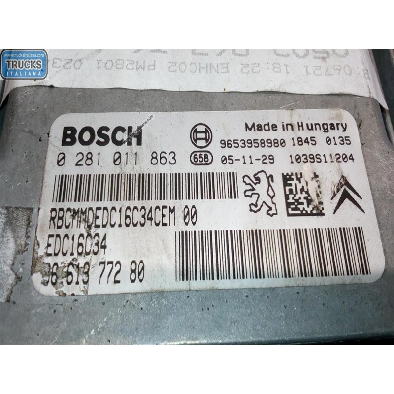 PEUGEOT ENGINE UNIT PEUGEOT 307 2005>2008 used