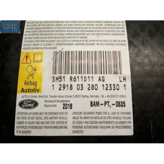 CURTAIN AIRBAG LEFT FORD C-Max 2003>2007 used