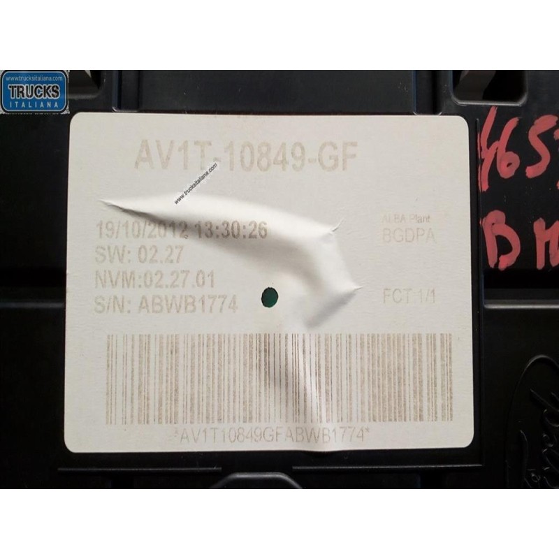 FORD INSTRUMENT PANEL FORD B-Max 2012> used