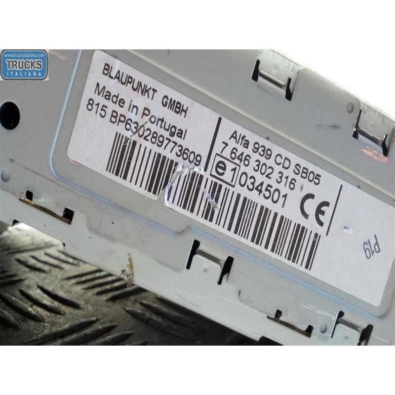 ALFA ROMEO CAR RADIO ALFA ROMEO 159 2005>2008 used
