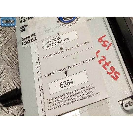 CAR RADIO ALFA ROMEO 159 2005>2008 used