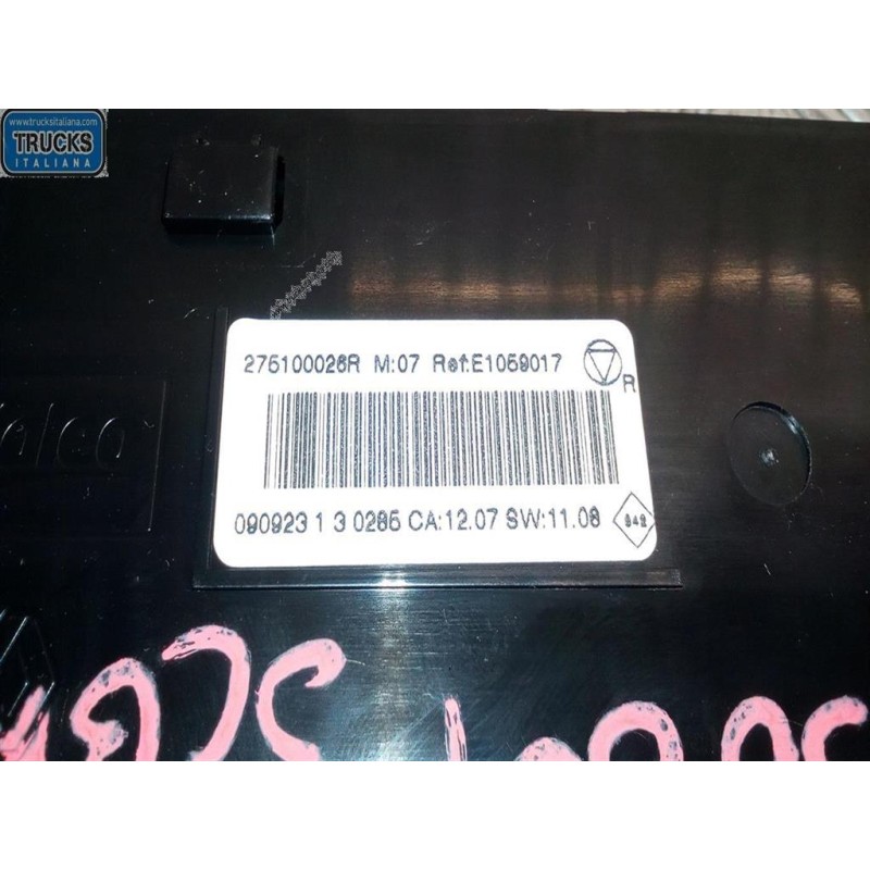 RENAULT AC CONTROL UNIT RENAULT Scenic 2009>2012 used