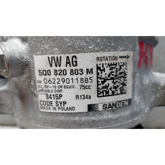 AIR CONDITIONER COMPRESSOR VOLKSWAGEN van Crafter 2017> used