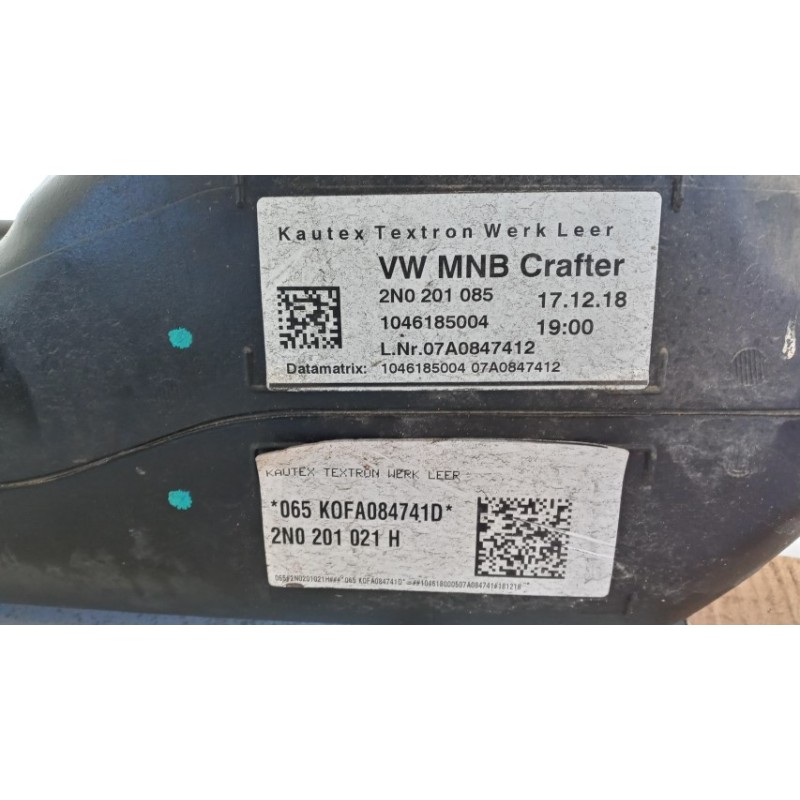 VOLKSWAGEN van FUEL TANK VOLKSWAGEN van Crafter 2017> used