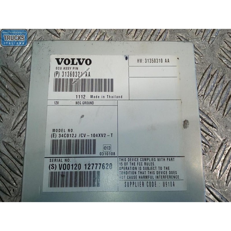 VOLVO CENTRALINE VARIE A VOLVO V60 2010>2013 usato