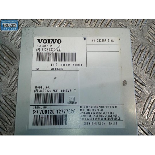 VARIOUS CONTROL UNITS A  VOLVO V60 2010>2013 used