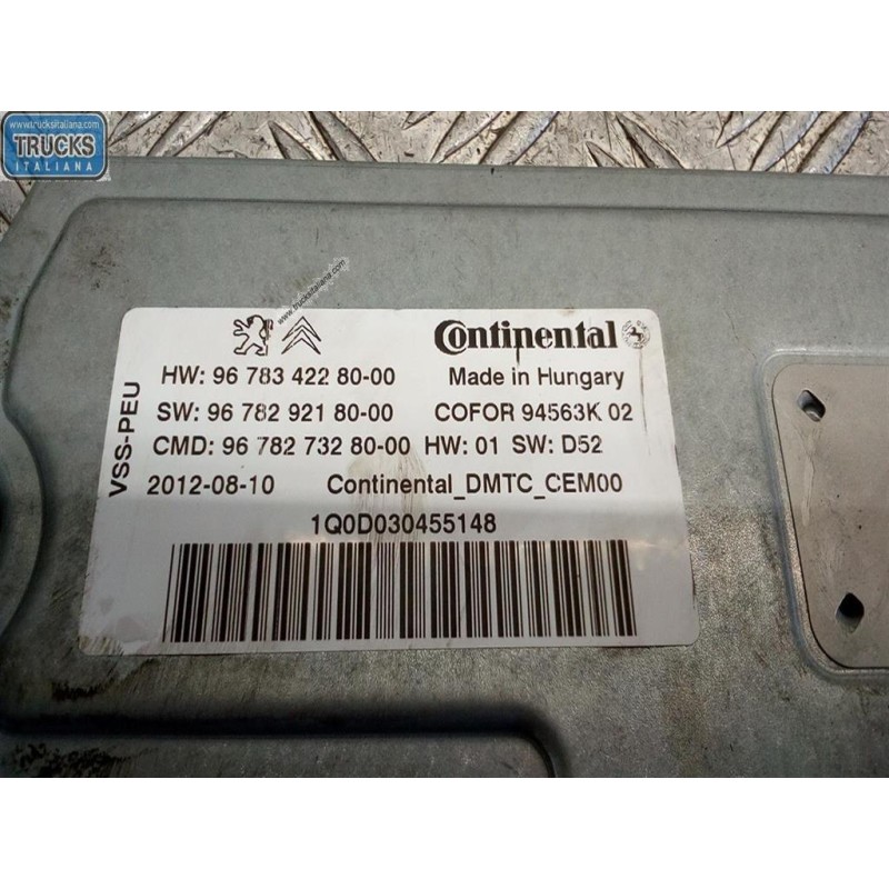 CITROEN VARIOUS CONTROL UNITS A  CITROEN DS3 2010>2014 used