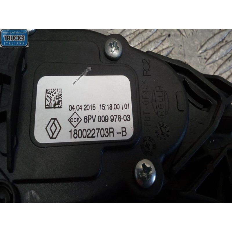 DACIA ELETRONIC THROTTLE PEDAL  DACIA Duster 2013>2017 used