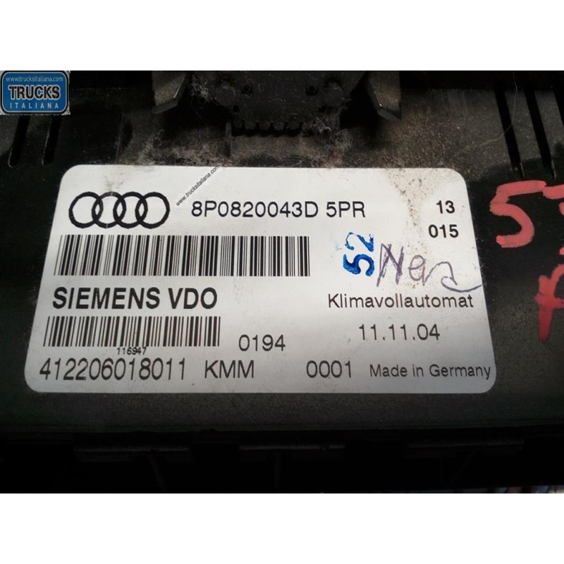 AUDI AC CONTROL UNIT AUDI A3 Sportback 2005>2008 used
