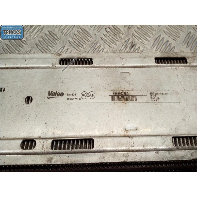 PEUGEOT INTERCOOLERS HEAT RADIATOR  PEUGEOT 3008 2009> used