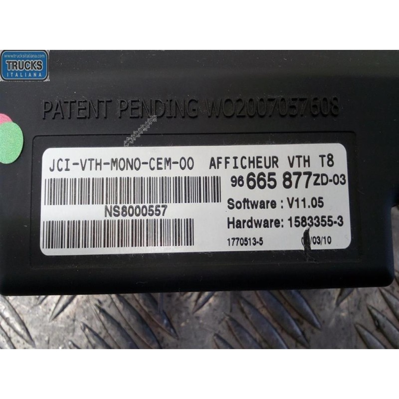 PEUGEOT VARIOUS DISPLAY  PEUGEOT 3008 2009> used