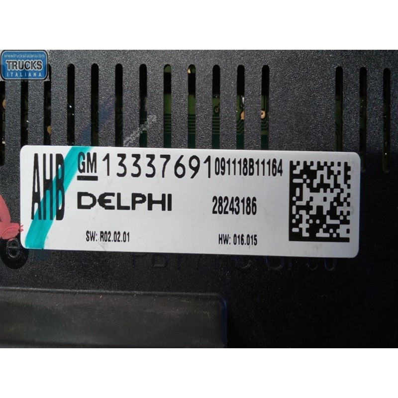 OPEL AC CONTROL UNIT OPEL Astra J 2009>2012 used