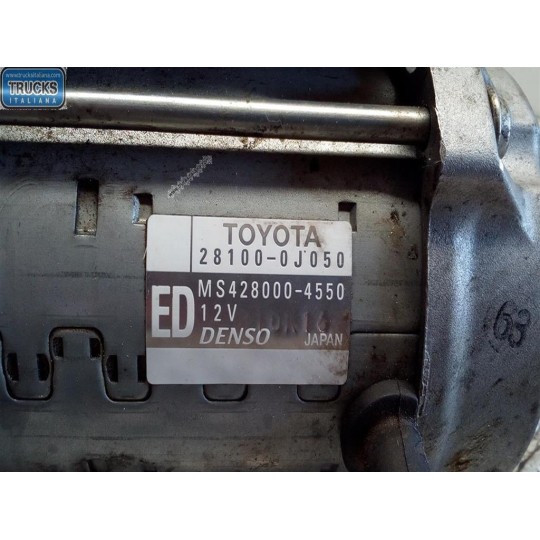 STARTER MOTOR TOYOTA Yaris 2005>2008 used
