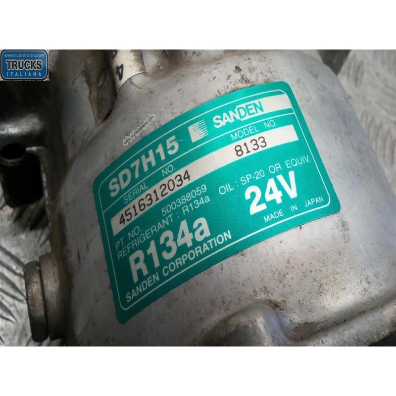 IVECO AIR CONDITIONER COMPRESSOR IVECO EUROCARGO 2000>2005  used