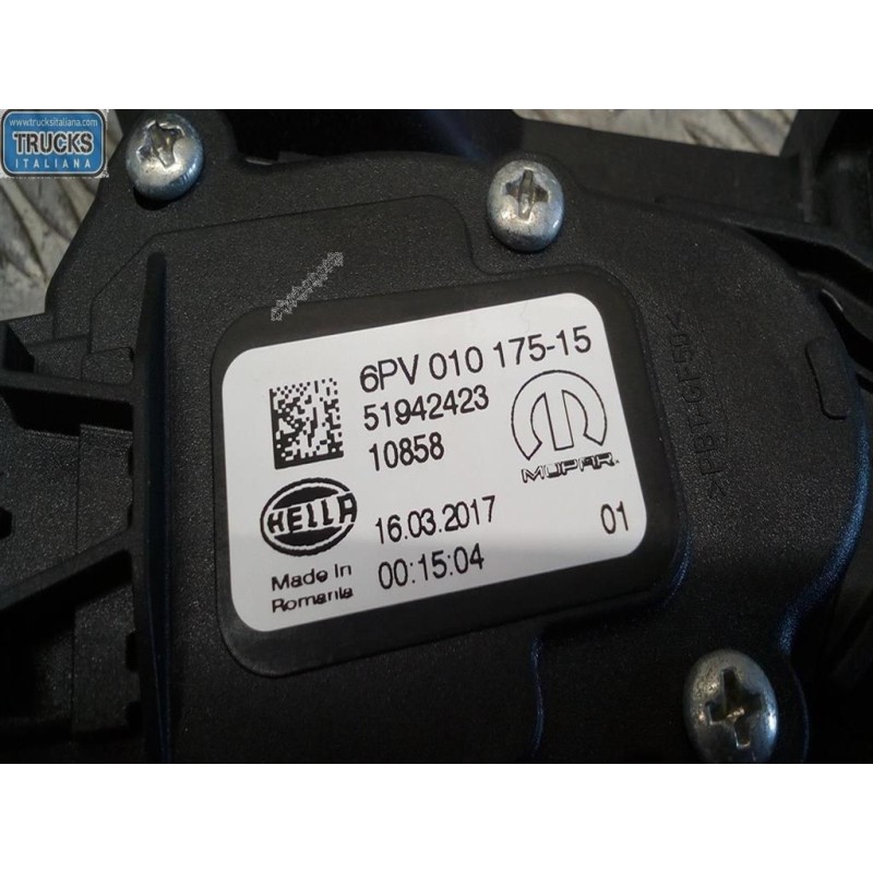 FIAT ELETRONIC THROTTLE PEDAL  FIAT F.500X (5F) 2014>2019 used