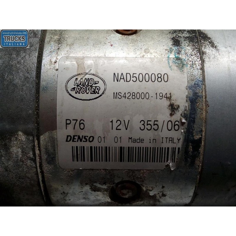 LAND ROVER STARTER MOTOR LAND ROVER Range Rover Sport 2005>2010 used