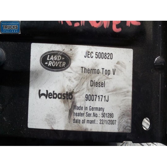 WEBASTO LAND ROVER Range Rover Sport 2005>2010 usato