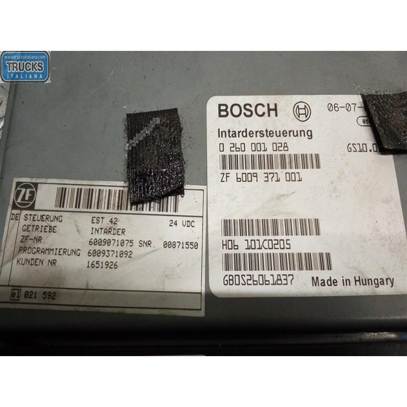 DAF VARIOUS CONTROL UNITS A  DAF XF95 used