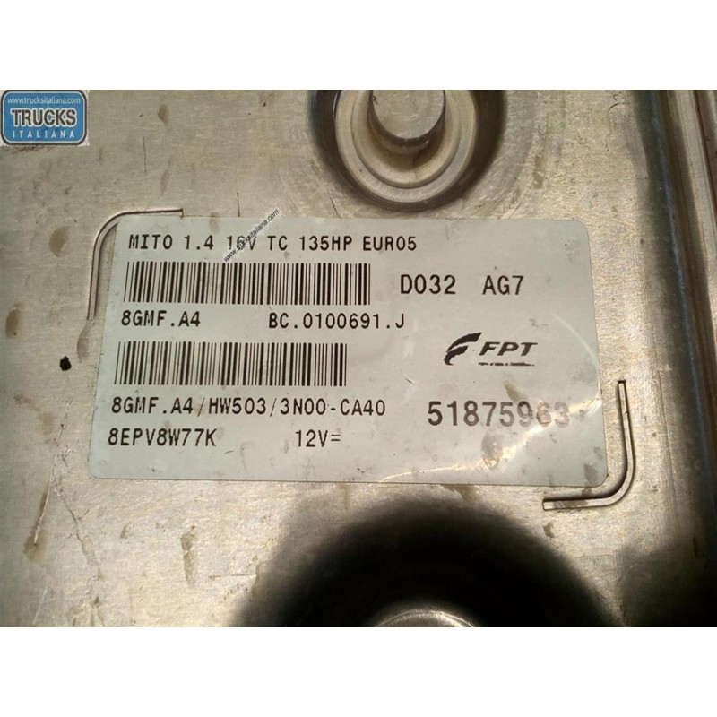 ALFA ROMEO ENGINE UNIT ALFA ROMEO Mito 2008>2011 used