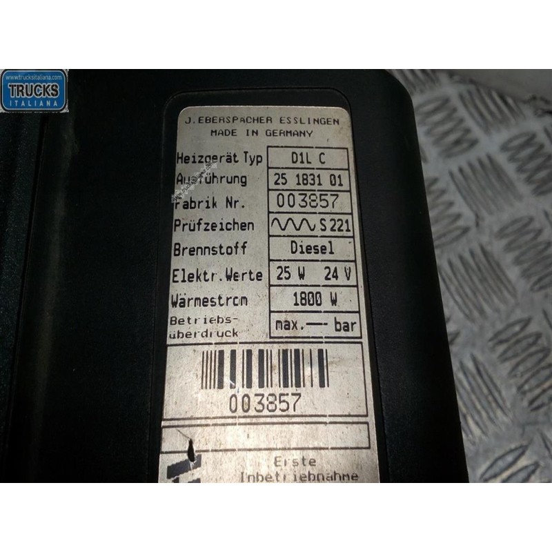 VOLVO truck WEBASTO VOLVO truck FH12 I 1993>2002 usato