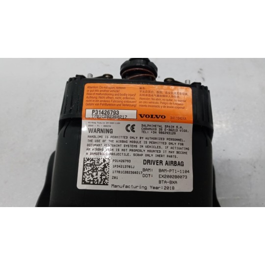 KIT AIR BAG VOLVO V40 2016> usato