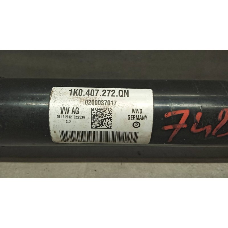 VOLKSWAGEN FRONT HALF-AXLES RIGHT  VOLKSWAGEN Golf 7 2012>2016 used