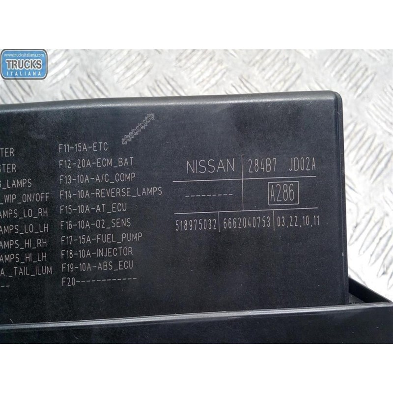 NISSAN VARIOUS CONTROL UNITS  NISSAN Qashqai 2010>2014 used