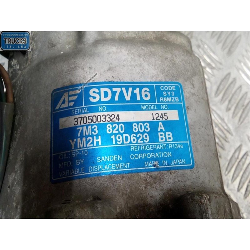 VOLKSWAGEN COMPRESSORE ARIA CONDIZIONATA VOLKSWAGEN Sharan 2000>2010 usato