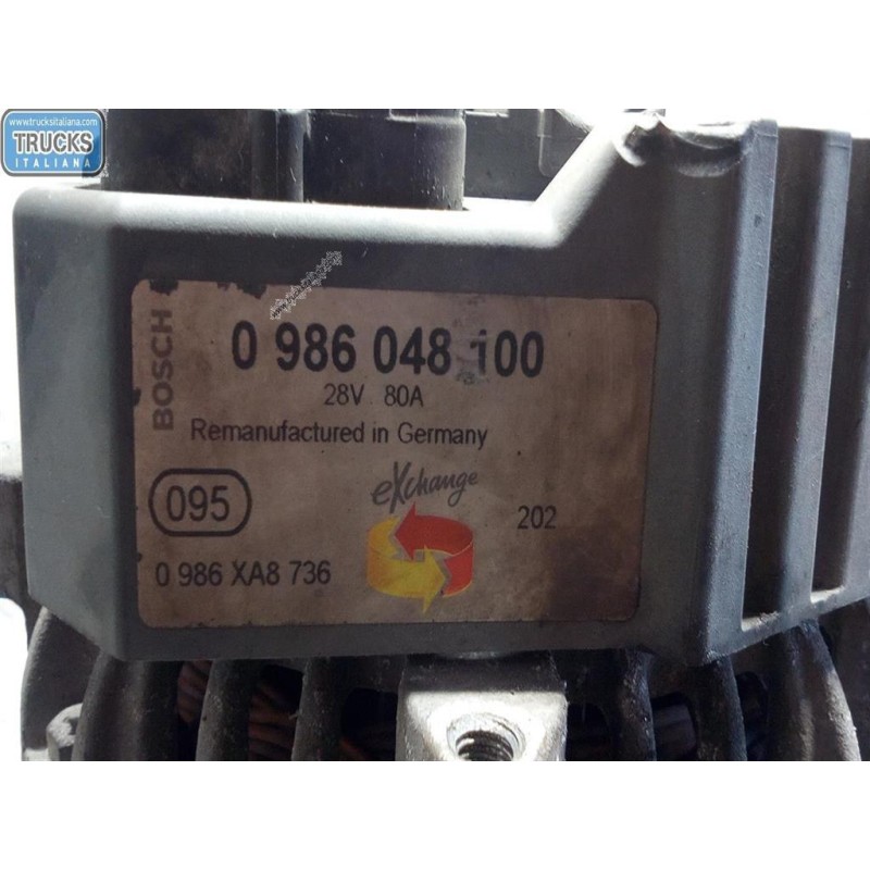 MERCEDES-BENZ truck ALTERNATORE MERCEDES-BENZ truck Actros 2003>2008 usato