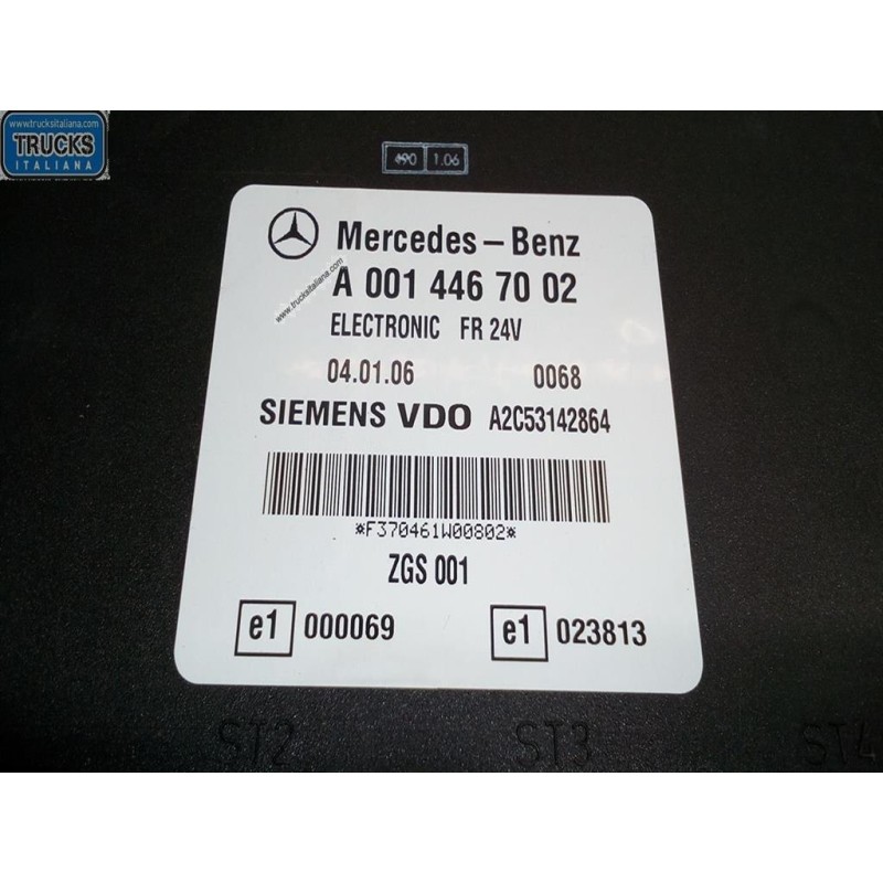 MERCEDES-BENZ truck VARIOUS CONTROL UNITS  MERCEDES-BENZ truck Actros 2003>2008 used