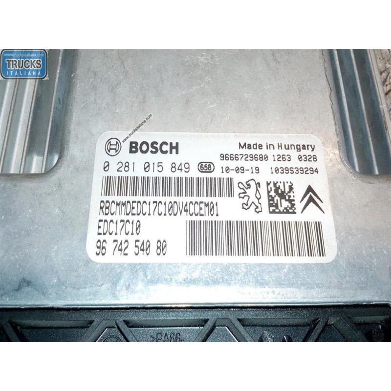 CITROEN ENGINE UNIT CITROEN DS3 2010>2014 used