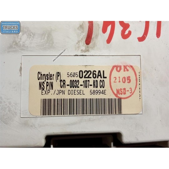 QUADRO STRUMENTI JEEP Gran Cherokee (WH) 2005>2011 usato