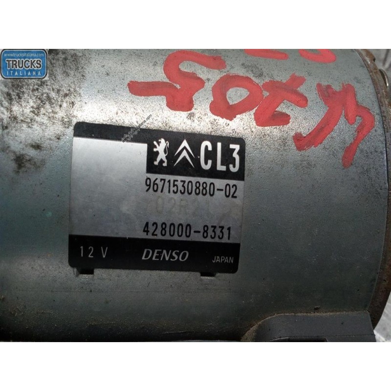 CITROEN STARTER MOTOR CITROEN C3 2013>2016 used