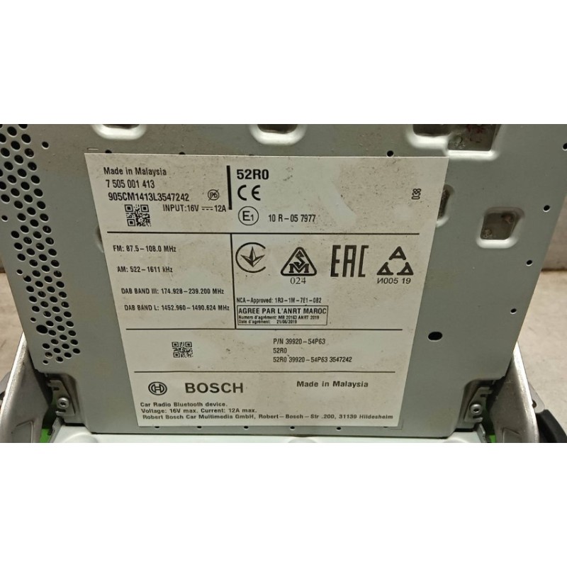 SUZUKI AUTORADIO SUZUKI Vitara 2020> usato