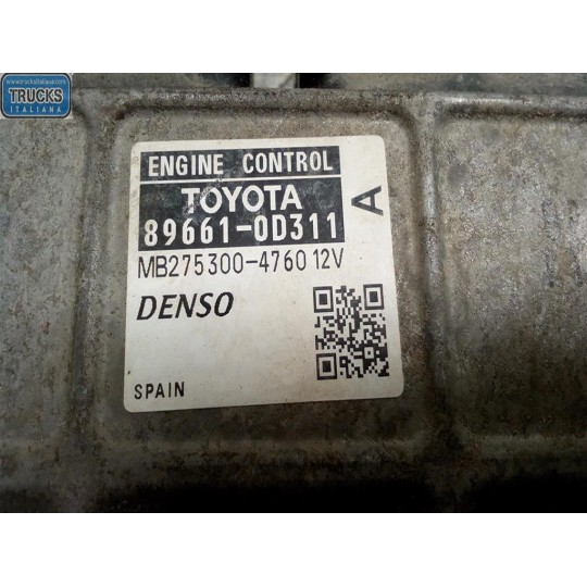 ENGINE UNIT TOYOTA Yaris 2008>2011 used