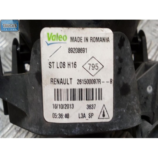 RIGHT FOG LIGHT LAMP RENAULT Clio 2012>2016 used