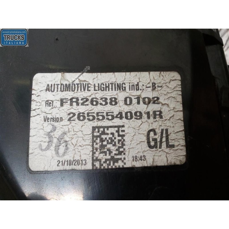 RENAULT FARO POSTERIORE ESTERNO SINISTRO RENAULT Clio 2012>2016 usato