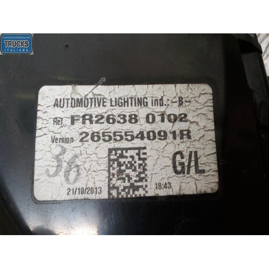 FARO POSTERIORE ESTERNO SINISTRO RENAULT Clio 2012>2016 usato