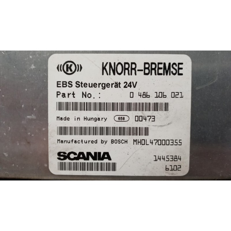 SCANIA EBS CONTROL UNIT  SCANIA 164 R  used