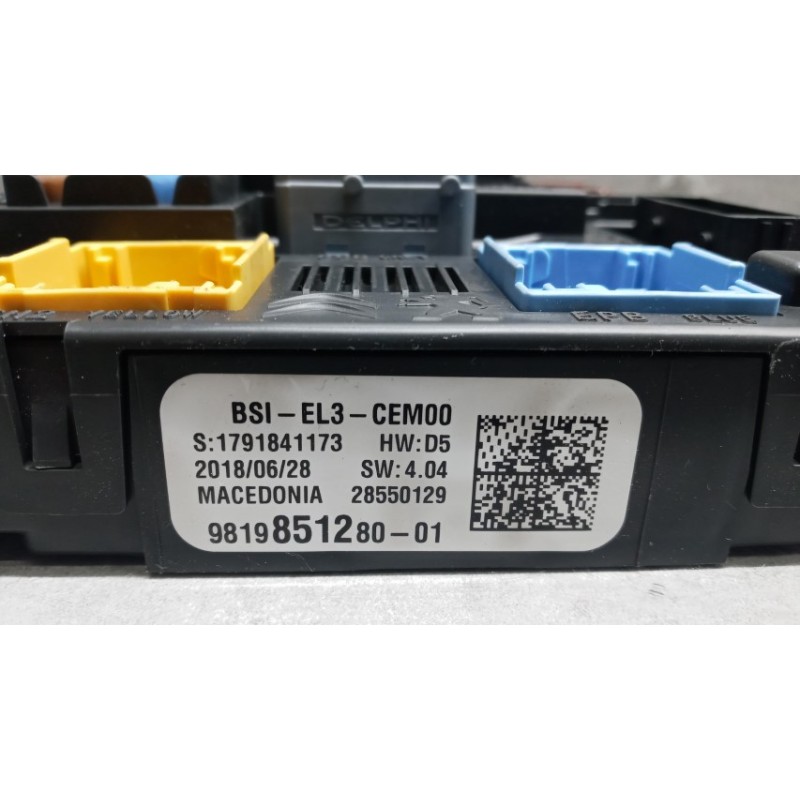 CITROEN CENTRALINA MOTORE CITROEN C3 2016>2020 usato